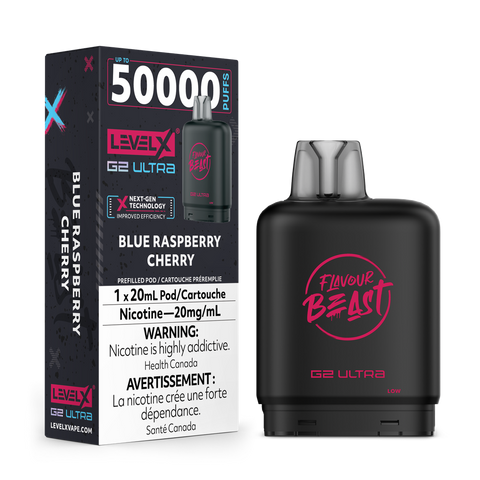 [S] Blue Raspberry Cherry LevelX 50K (Without Battery)