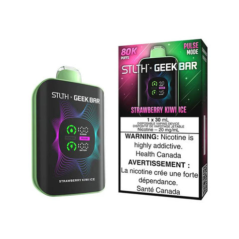 [S] Strawberry Kiwi Ice STLTHXGeekbar 80k 20mg 30ml