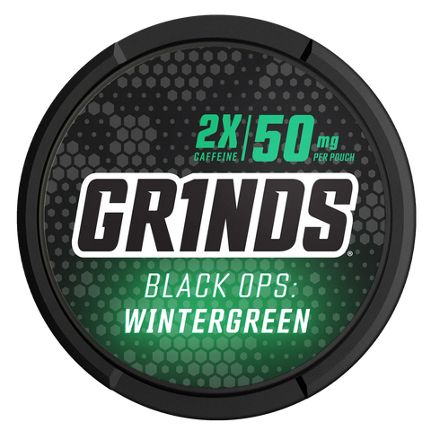 Black OPS: Wintergreen Coffee pouches 50mg GRINDS