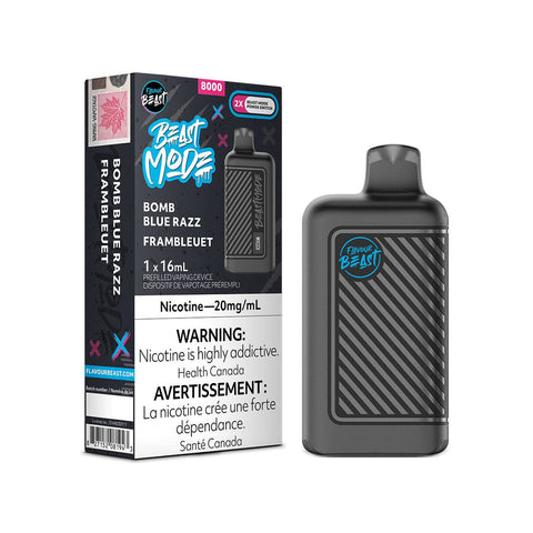 [O] Bomb Blue Razz 1x16ml 8kO FlavourBeast 20mg/mL sale 6