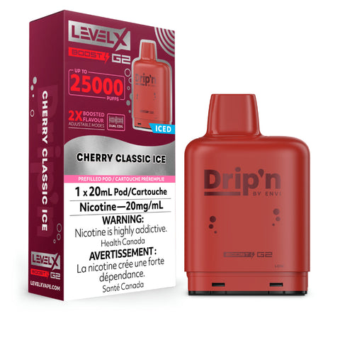 [S] Cherry Classic Ice LevelX Drip’n BoostG2 25K  (Without Battery)