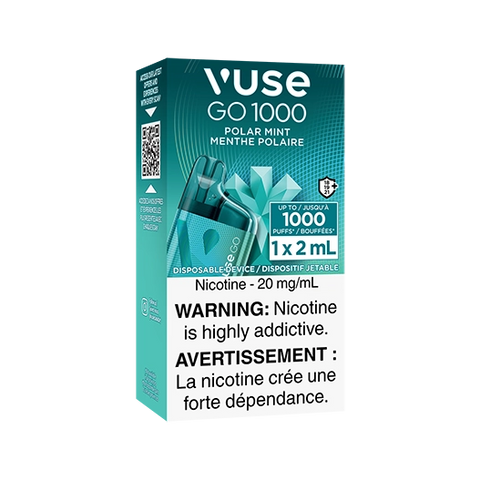 [O] Polar Mint VuseGO 1000 puff 20mg 1x2ml sale 8