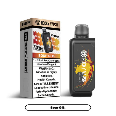 [S] Sour G.B. sale7 Rocky Vapor OXBAR 32K [Prefilled Pods](without battery