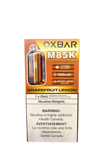 [S] Grapefruit Lemon Oxbar M85K 20mg 25mI