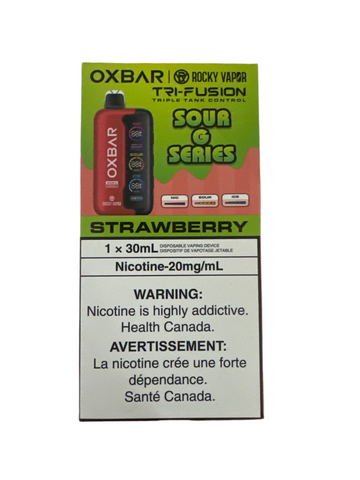 [S] Strawberry Oxbar Tri Fusion SOUR G SERIES 45KO 20mg 30mI