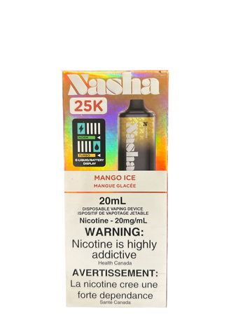 [S] Mango Ice 1x20ml 25k Nasha 20mg/mL sale 7