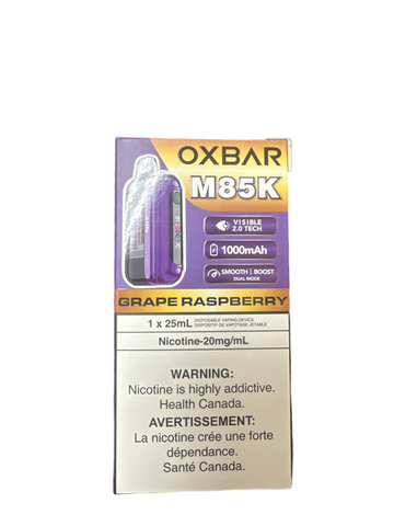 [F] Grape raspberry Oxbar M85K 20mg 25mI