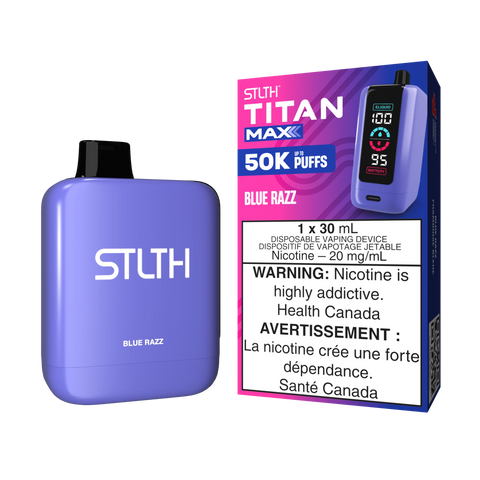 [S] Blue Razz STLTH Titan 50k 20mg 30ml