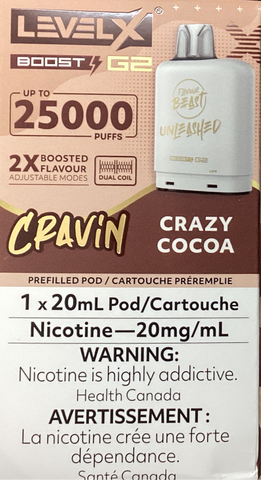 [O] crazy cocoa LevelX G2 25K (Without Battery)