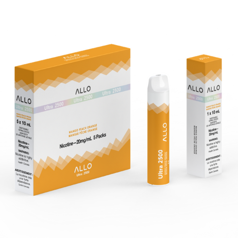 [s] Mango Peach Orange Allo Ultra 2500 20mg 1x8mL sale 8