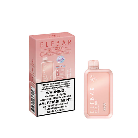 Peach Ice ELF Bar BC10000 Dinmol Edition 20mg 1x18ml