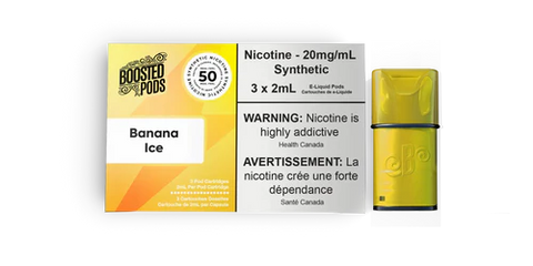 [s] Banana ice Boosted Pods 3/pk,synthetic 50mg