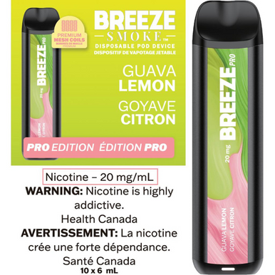 [s] Guava Lemon Breeze Synthetic 50 2000puffs 20mg 6ml