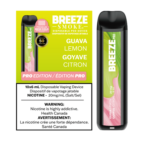 Guava Lemon Breeze Synthetic 50 2000 20mg 6ml sale 8