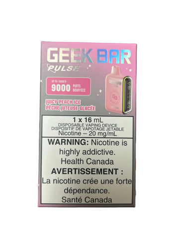 [O] Juicy peach Ice GeekBar Pulse 9kO 20mg 16mI sale 7
