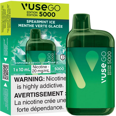 [O] Spearmint Ice VuseGO 5000 puff 20mg 1x10ml sale 8