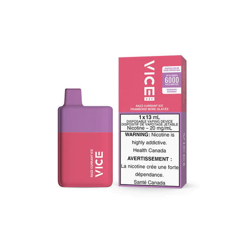 Razz Currant ice Vice 6000 20mg 13ml sale 8