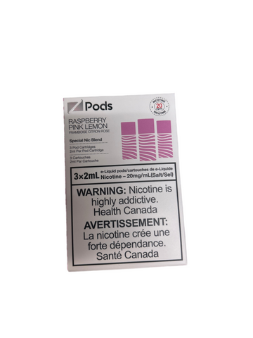 [O] Raspberry Pink Lemon Zpod 3/pk blend 20mg sale7