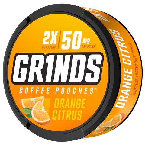 Orange Citrus Coffee pouches 50mg GRINDS
