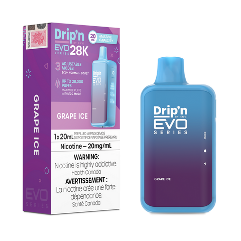 [O] Grape Ice Drip'nEvo 28KO 20mg/ml 20ml sale 8