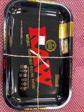 RAW BLACK ROLLING TRAY TIN SMALL COVER