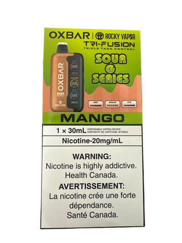 [S] Mango Oxbar Tri Fusion SOUR G SERIES 45KO 20mg 30mI