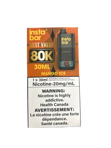 [S] Mango Ice Insta bar80k 30ml 20mg