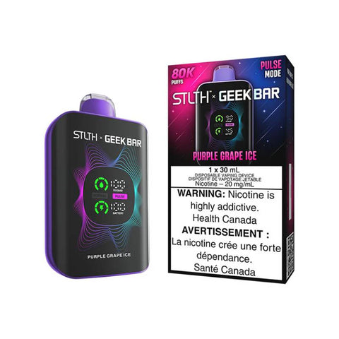 [S] Purple Grape Ice STLTHXGeekbar 80k 20mg 30ml
