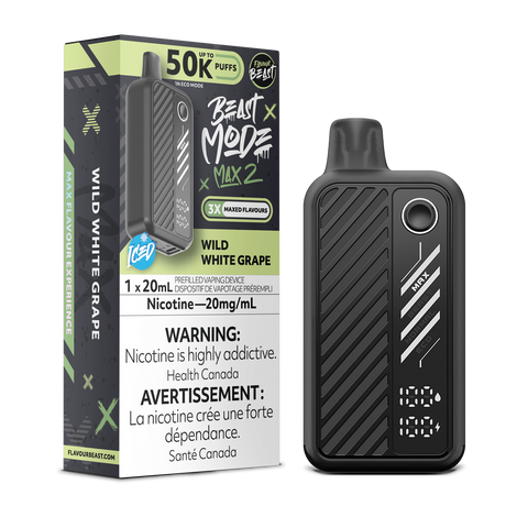 [S] Wild White Grape iced flavour beast max2 50k 20mg 20ml