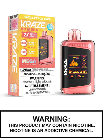 [o] Frizzy Peach G Ice Kraze HD Mega 20K 20mg 1*20ml sale7