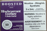 [s] Blackcurrant lychee Boosted Pods 3/pk,synthetic 20/50mg