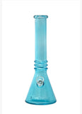 4002 X4002 10inch BLUEBERRY Triple Ring Beaker Bong
