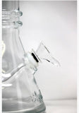 4002 X4002 10inch BLUEBERRY Triple Ring Beaker Bong