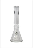 4002 X4002 10inch BLUEBERRY Triple Ring Beaker Bong