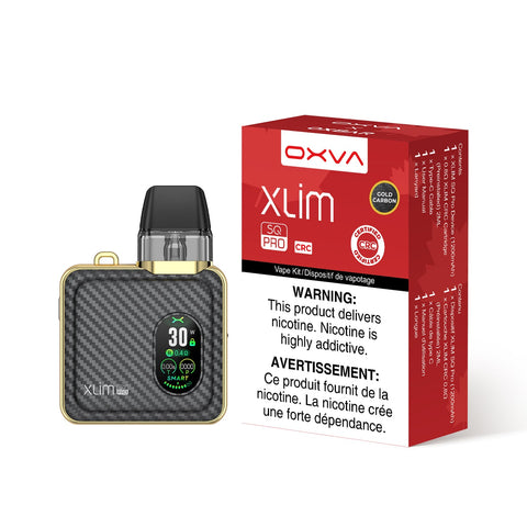 OXVA XLIM SQ Pro Pod Kit Gold Carbon