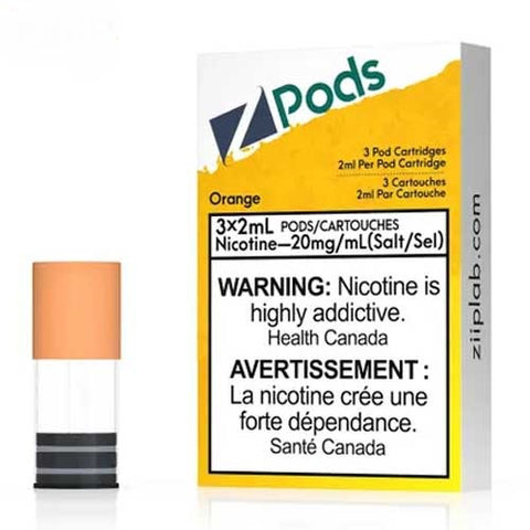 [S] Orange Zpod 3/pk blend 20mg