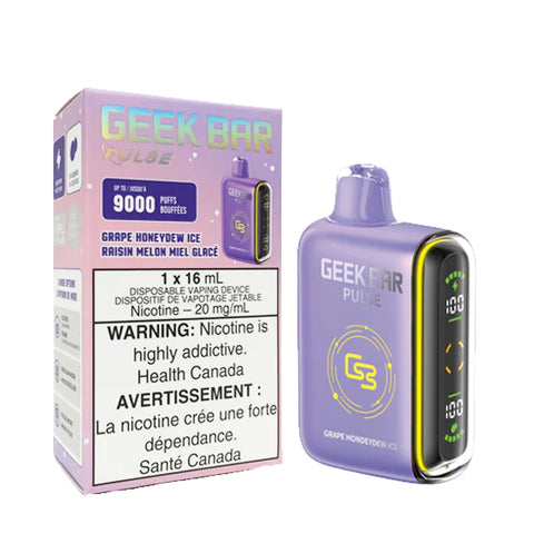 [S] Grape Honeydew Ice GeekBar Pulse 9000 20mg 16mI