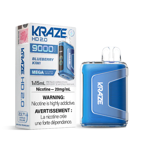 [S] Blueberry Kiwi Kraze HD2.0 9K 20mg 1*15ml