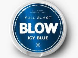 Ice blue Blow Slim nicotine pouches