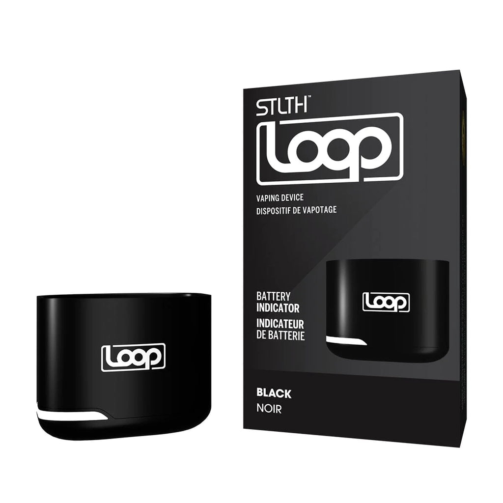 Stlth Loop Battery Indicator Black vapewholesaler.ca