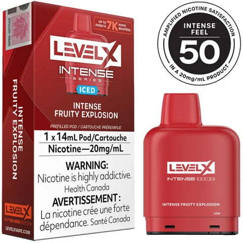 Fruity Explosion Intense feel 50 LevelX 7K Intense Series Iced (Without Battery)