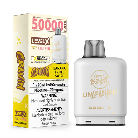 [O] Banana Triple Swirl LevelX 50KO (Without Battery)