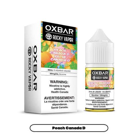 [O] Peach Canada D Oxbar E-liquid 20mg/30ml