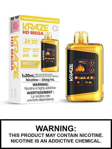 [o] Pineapple Apple Mango Ice Kraze HD Mega 20K 20mg 1*20ml