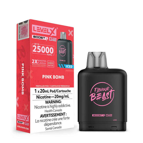 Pink Bomb Iced LevelX 25K (Without Battery)