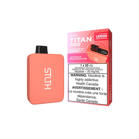[O] Juicy Peach Ice STLTH Titan Pro 15k 20mg 20ml