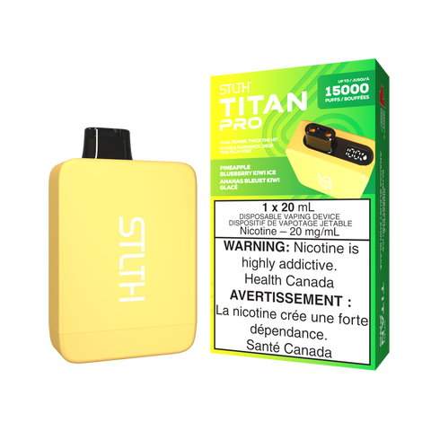 Pineapple Blueberry Kiwi Ice STLTH Titan Pro 15k 20mg20ml