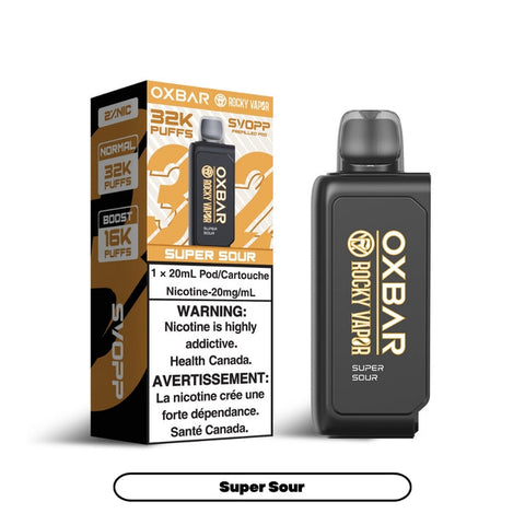 [O] Super Sour OXBAR32K [Prefilled Pods](without battery)