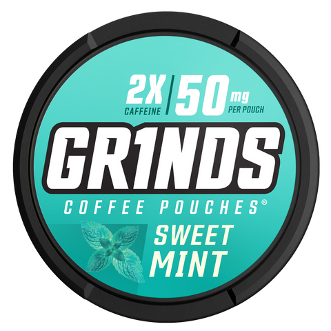Sweet Mint Coffee pouches 50mg GRINDS