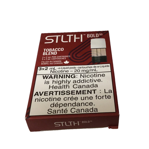 [S] Tobacco Blend by Stlth  Bold 50 Pods 3/pk 20mg Sale5